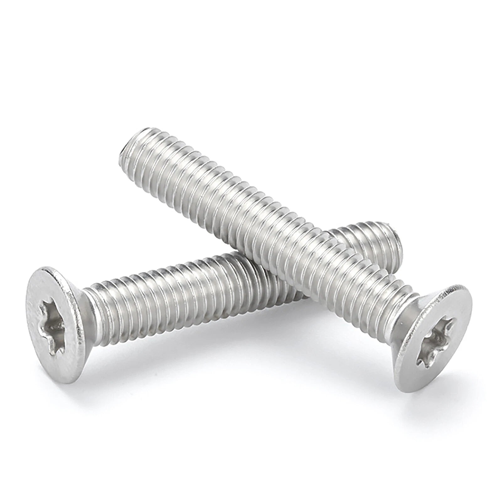A2 Stainless Steel Torx Countersunk Flat Head Machine Screws M2 M2.5 M3 M4 M5 M6 M8 DIN 965 — 4mm to 60mm