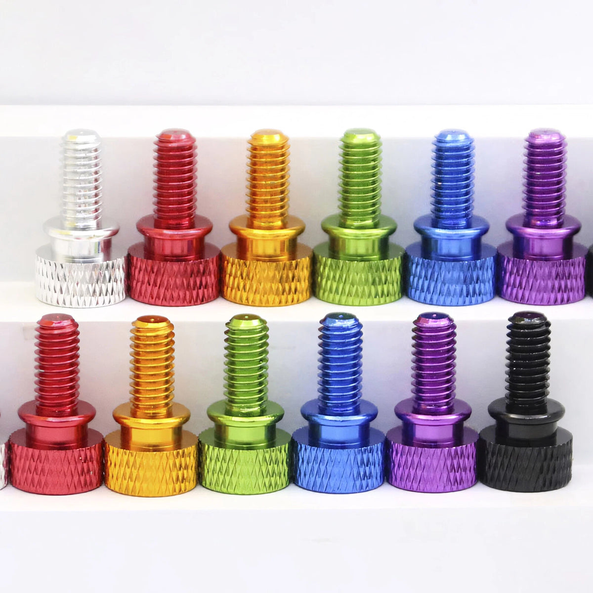 M3 Knurled Thumb Screws – Colorful Aluminum Alloy Hand-Tighten Grip Bolts