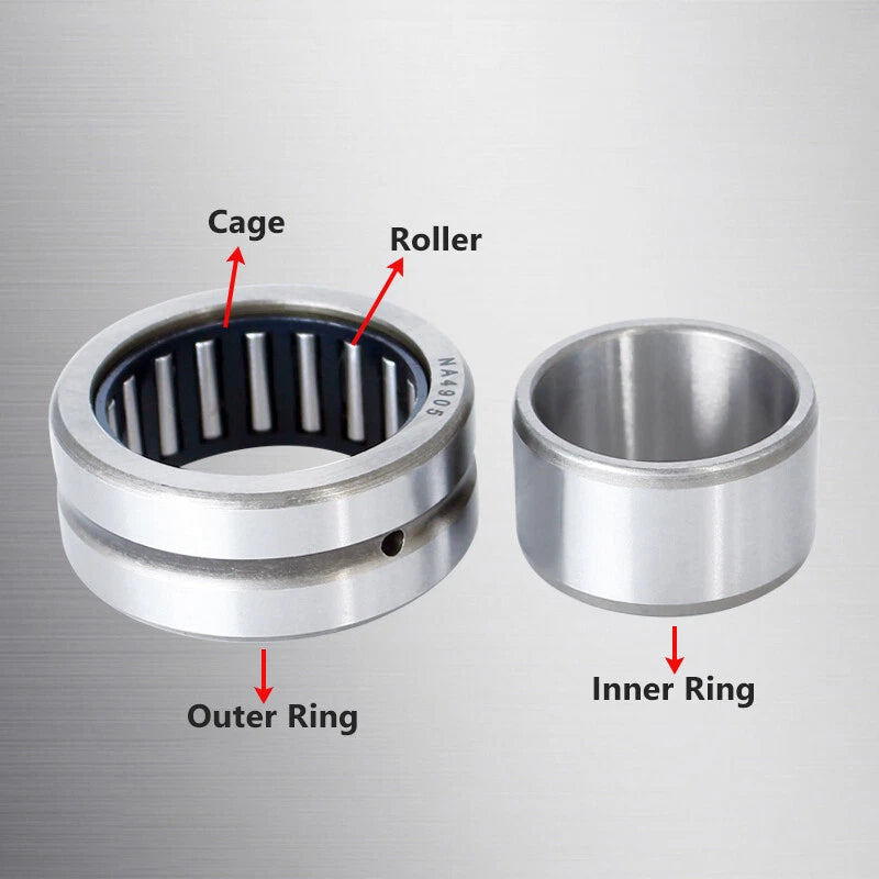 NA4900 - NA4919 Needle Roller Bearing with Inner Ring Drawn Cup Bearings