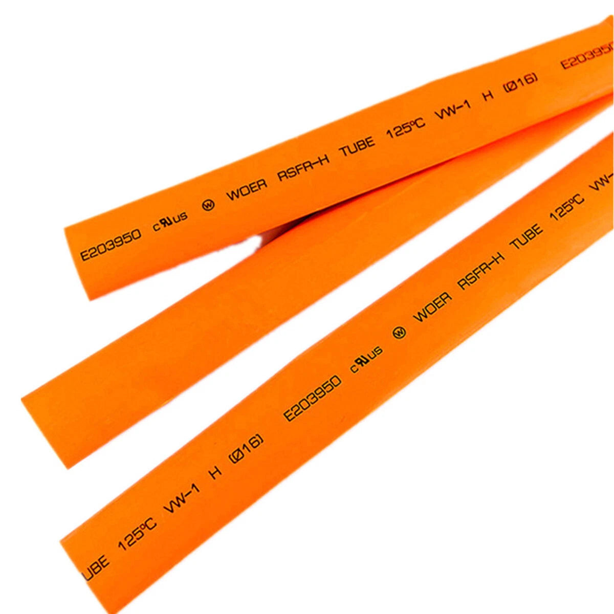 Orange Polyolefin Heat Shrink Tube 2:1 Tubing Sleeving Weatherproof Φ0.6 - Φ50mm