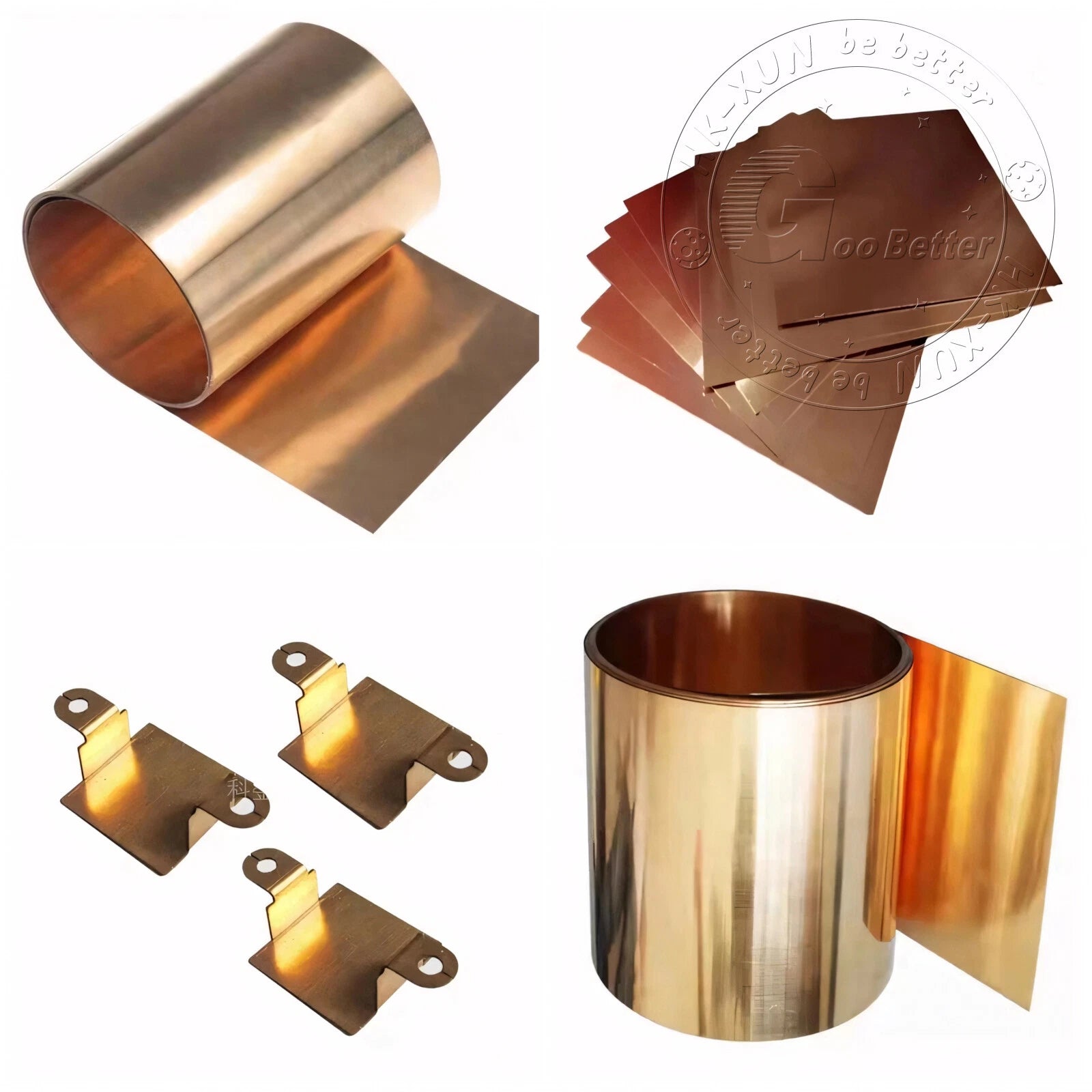 Beryllium Copper Sheet Plate Becu Panel 0.1mm To 1.5mm Thick 12 Sizes Available