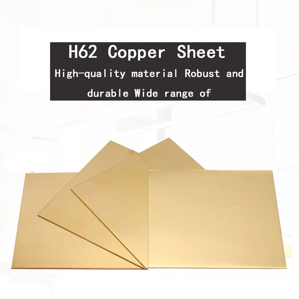 1PCS Brass Sheet Various Sizes, Models Making, 2.5mm x 60mm X 200mm