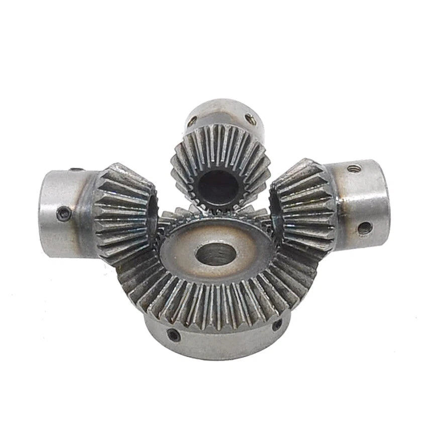 1.5 Modulus Metal Umbrella Gear 20/40T 90° 1:2 Pairing Bevel Gear Bore 8-20mm