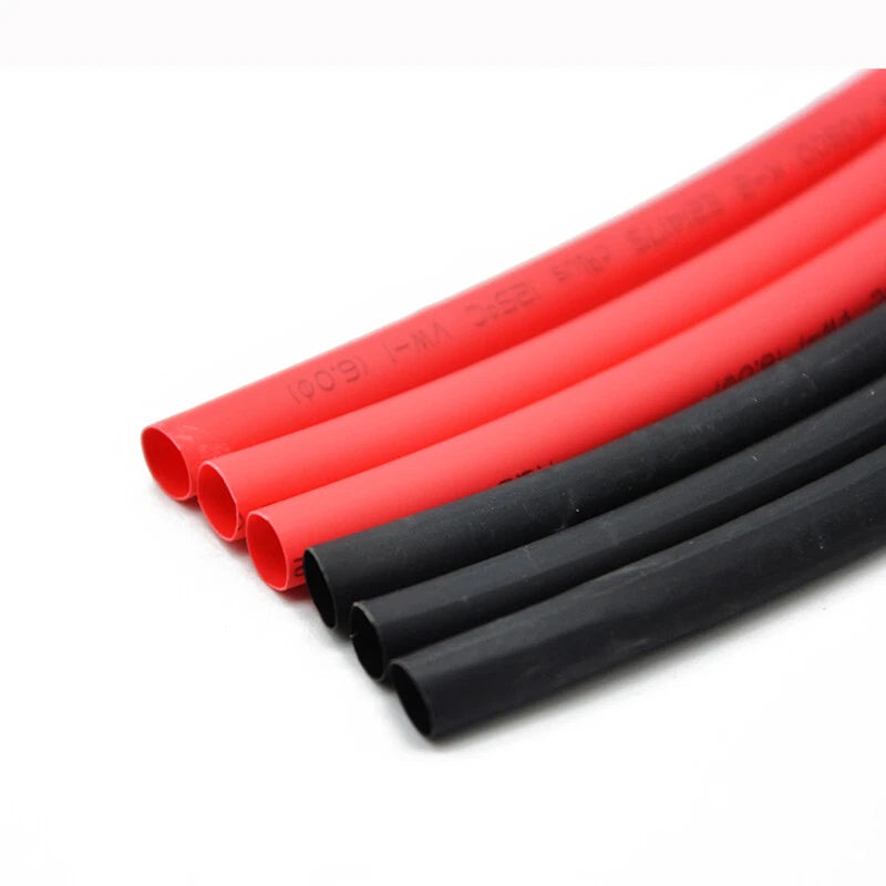 2:1 Heat Shrink Tubing — Electrical Wire Sleeving, Φ1mm–12mm, Clear/White/Red/Green