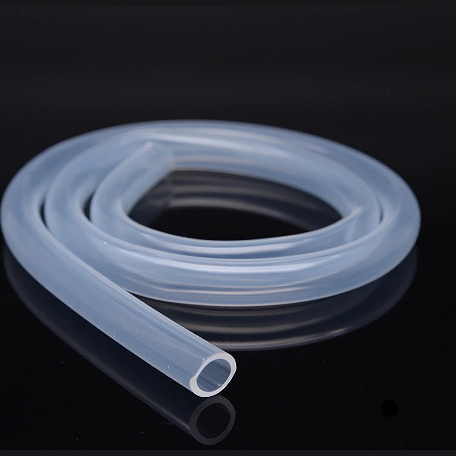 Food Grade Clear Silicone Tube – Beer, Milk & Beverage Hose Pipe (ID×OD)