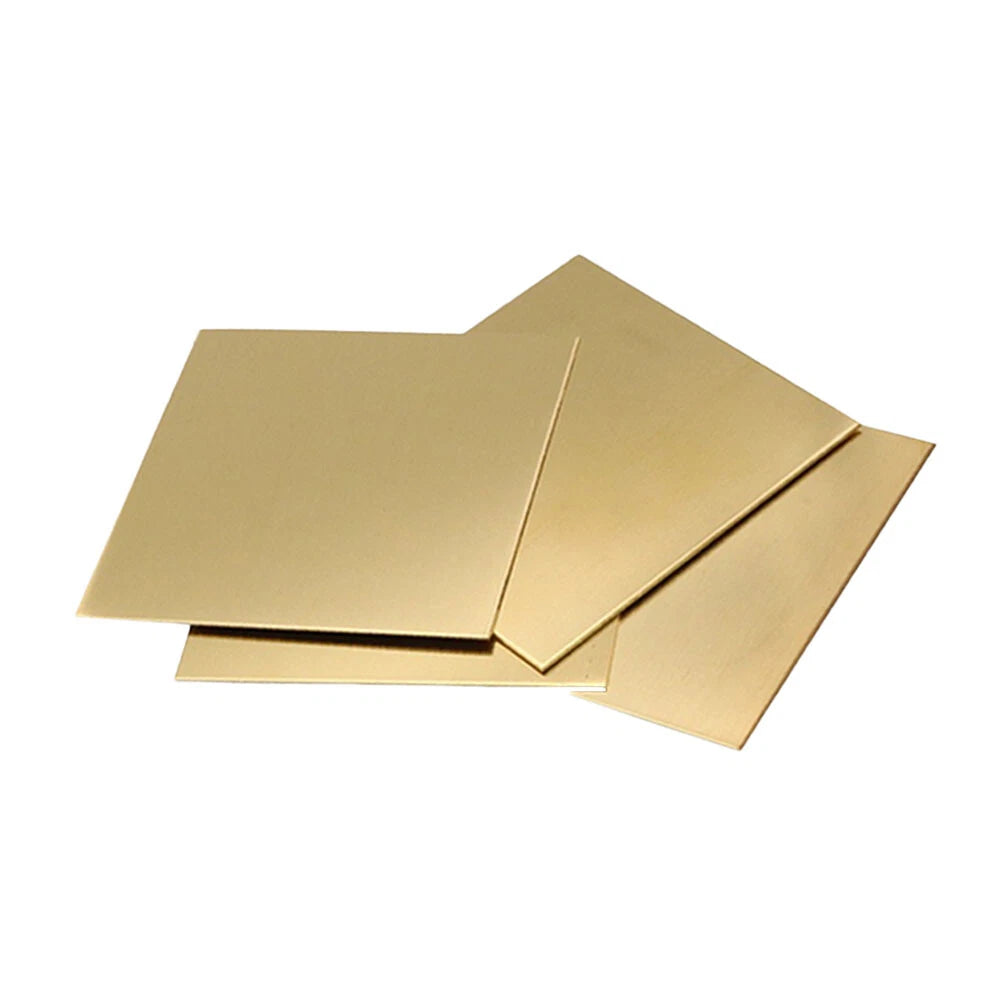 Brass Sheet Various Sizes, Various Thickness Guillotine Cut Sheet Metal Service