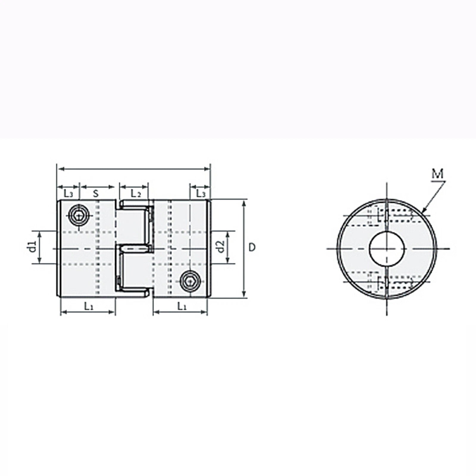 CNC Shaft Coupler Flexible Plum Coupling CNC Stepper Motor Connect 3D Printer