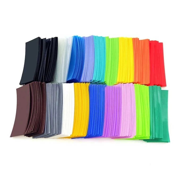 PVC Heat Shrink Tubing for 18650 Battery Packs — 7mm to 150mm, Multiple Colors