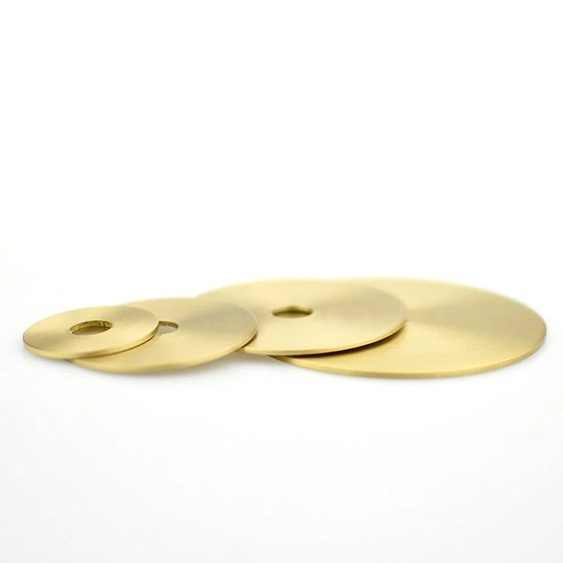 Brass Discs Blanks Metal Round Gasket Sheets Thick 1.5mm Diameter 2cm-15cm - HomeDIYer