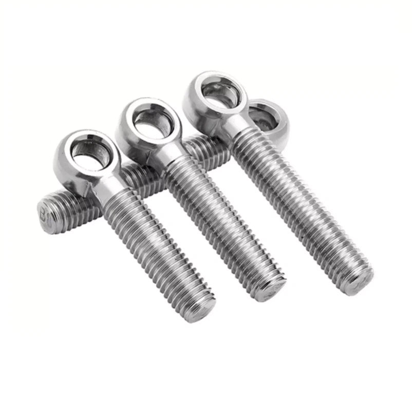 Forged Eye Bolts A2 Stainless Steel Full Thread — M6 to M30, 25–390mm - HomeDIYer