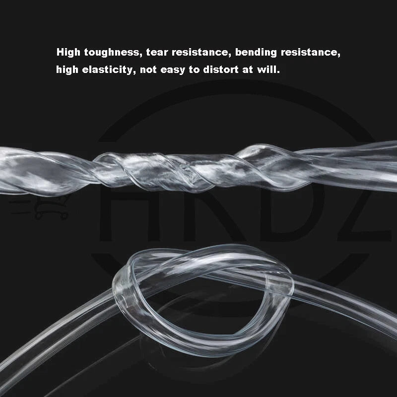 Clear PVC Hose Pipe Tube – Flexible Plastic Tubing for Water, Air, Pond & Aquarium