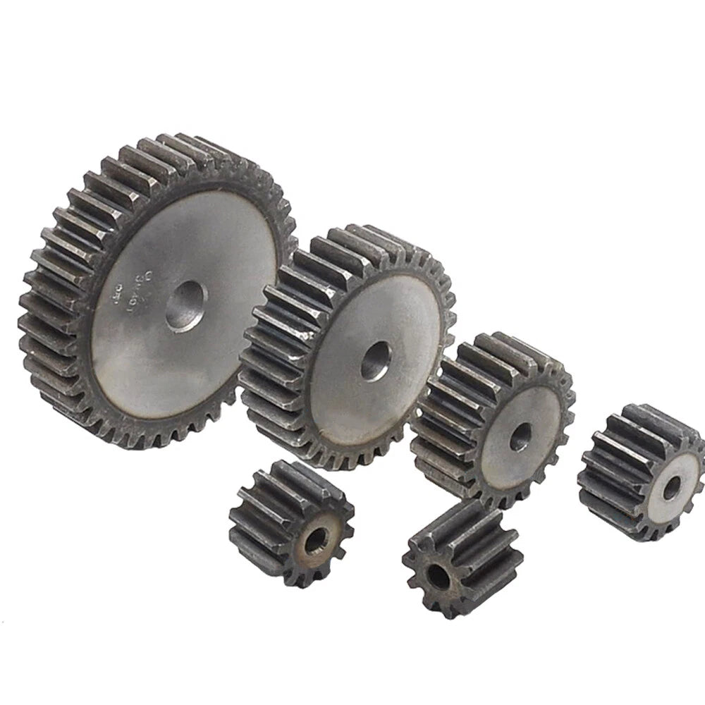 2.5/3/4/5 Mod Spur Gear 10T to 45T Flat Gear Motor Transmission Gear 45# Steel