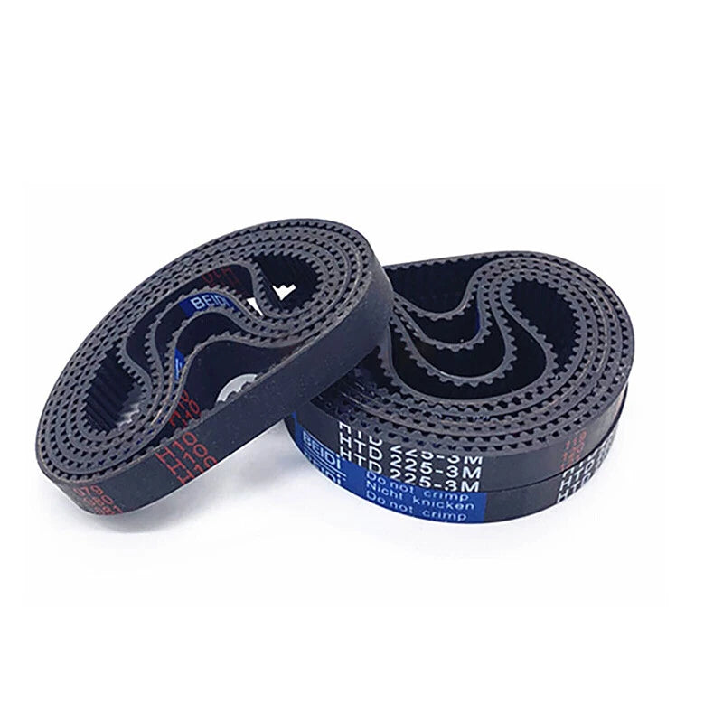HTD 3M Timing Belt 20mm Wide — Rubber Synchronous Drive Belt, 468–486mm Loop Length