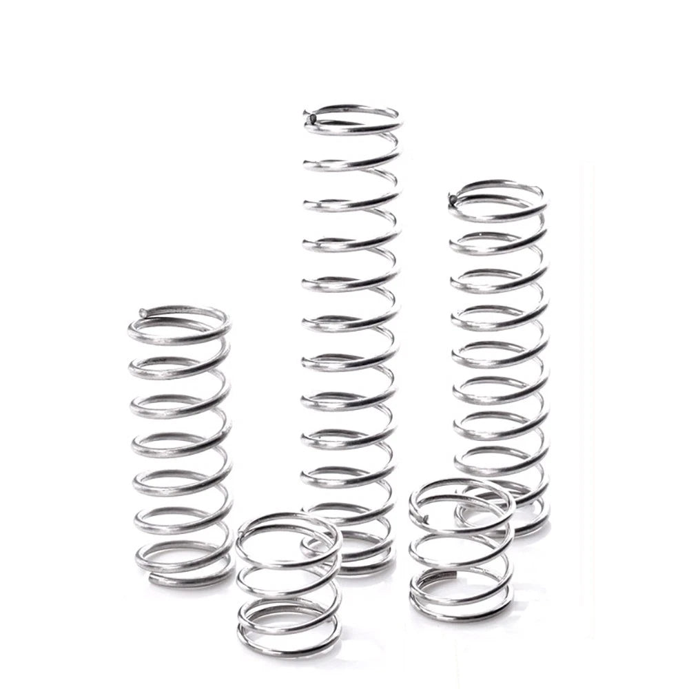 Stainless Steel Compression Spring 1.5/1.6mm Wire Diameter Pressure Small 10pcs