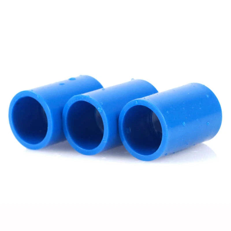 PVC Straight Coupling Solvent Weld Pipe Connector — ID 20mm to 160mm, Blue