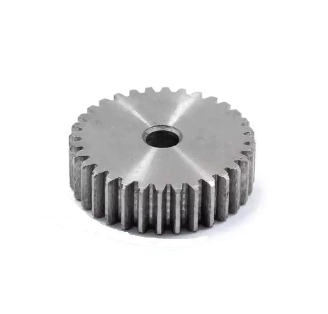 1M Pinion Spur Gear 1 Mod Cylindrical Flat Gear 8T - 180T Teeth 45# Steel 10mm