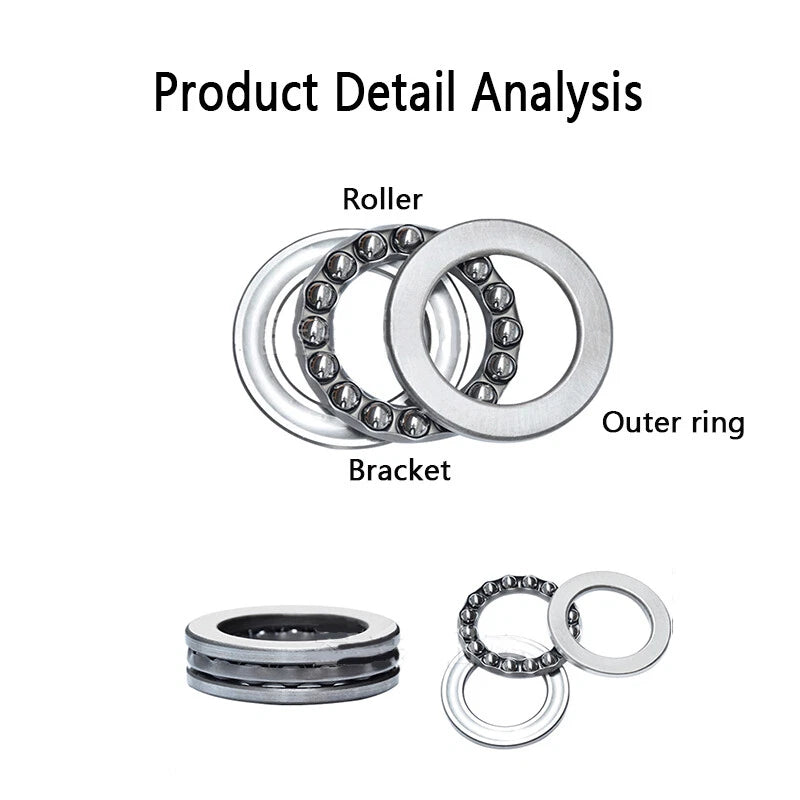 High Quality Plane Bearings Axial Ball Thrust Bearing Grooved 51100 - 51320