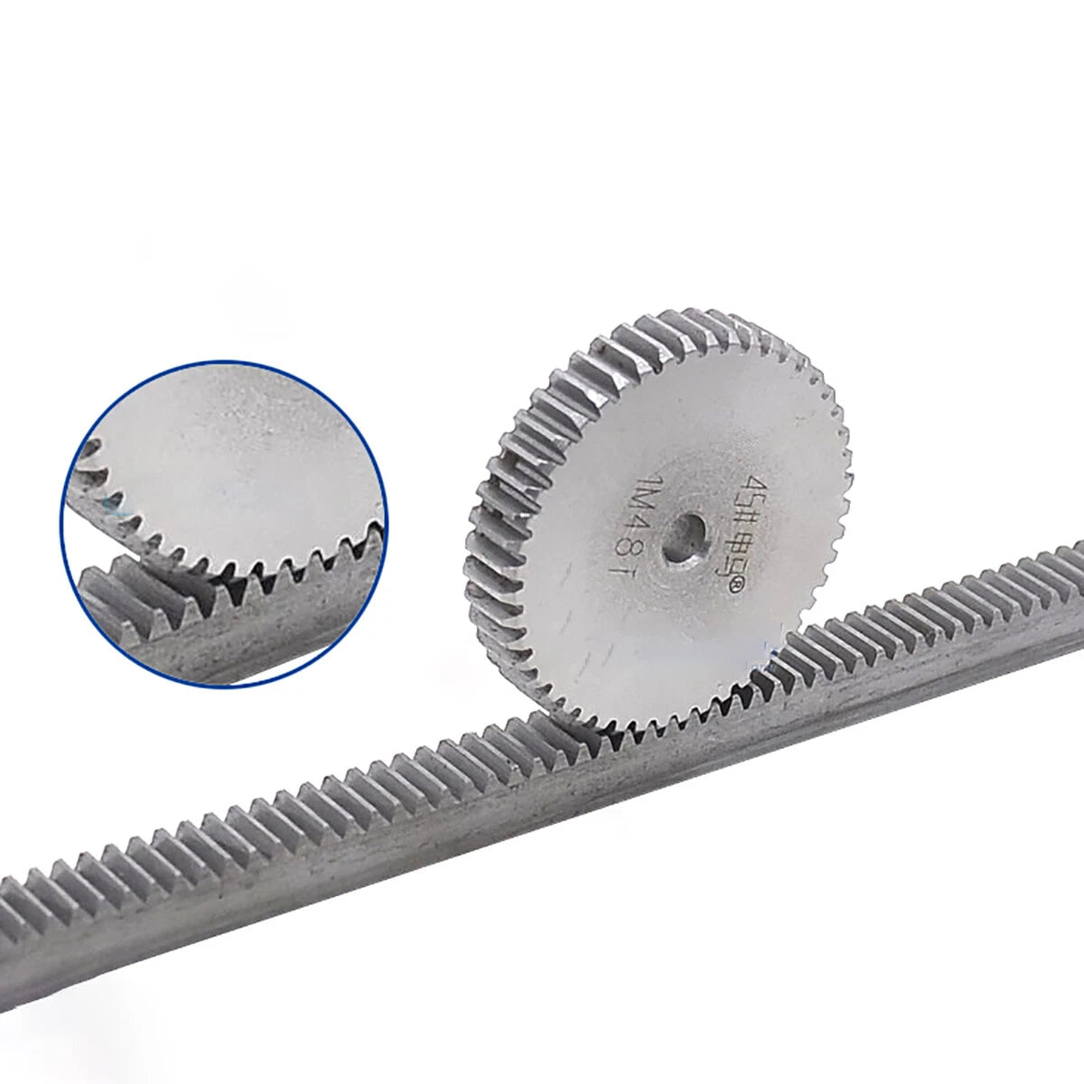 1 Mod Spur Gear 10T - 150T Tooth pitch 3.14mm 45# Steel Metal Gear for Motor