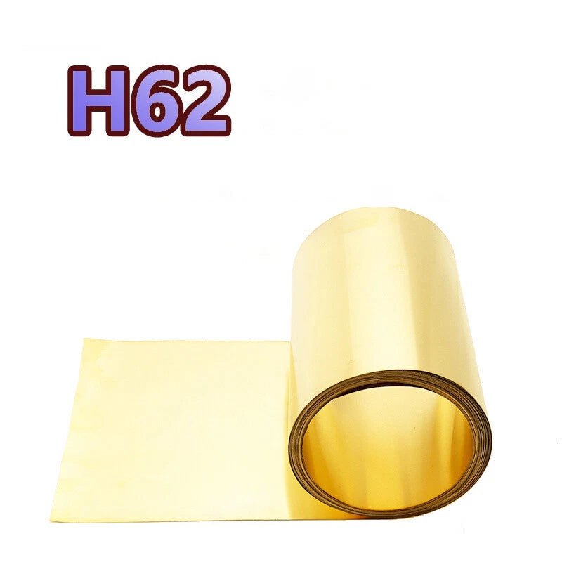 Brass Metal Thin Sheet Foil Belt 0.1~1mm Thickness Crafts Metalworking Supplies - HomeDIYer