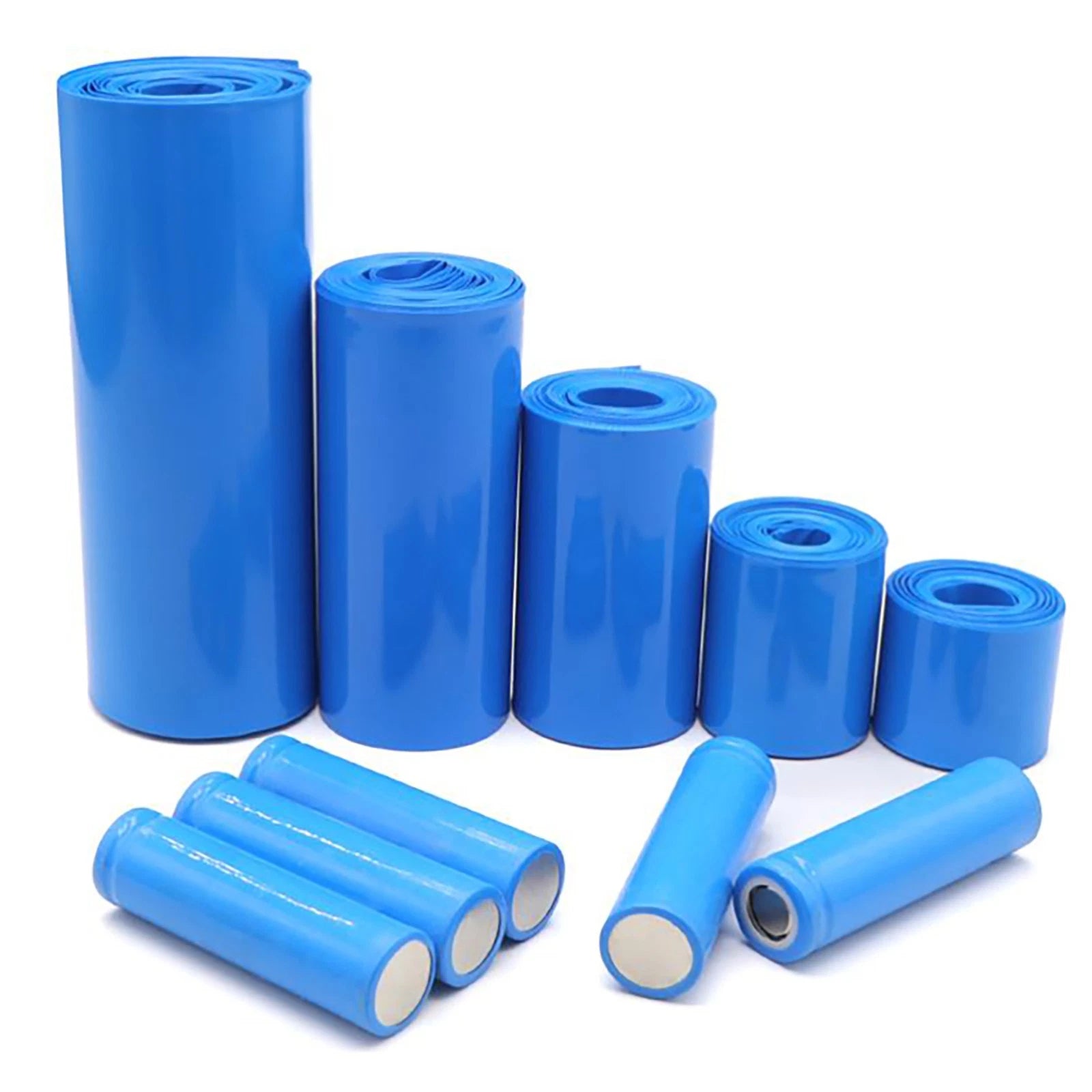 Blue 2:1 Heat Shrink Tubing — 7mm to 300mm Diameter, 1m to 10m Lengths
