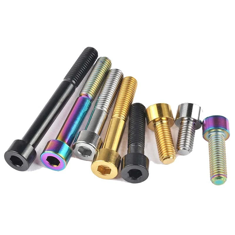 M6 M8x10-70mm Titanium Bolts Socket Cap Head Allen Ti Machine Screws Metric
