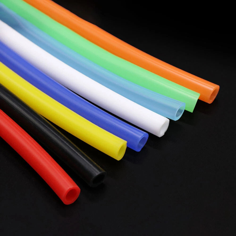 Color Silicone Tube Food Grade Flexible Tubing Hose Rubber Pipe Various Sizes