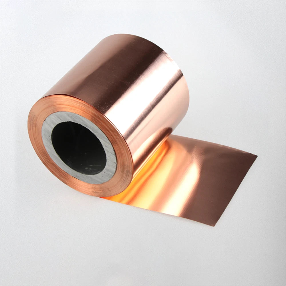 Pure Copper Band T2 Cu Sheet Foil Plate Metal Strip Thick 0.03-0.5mm 200x1000mm