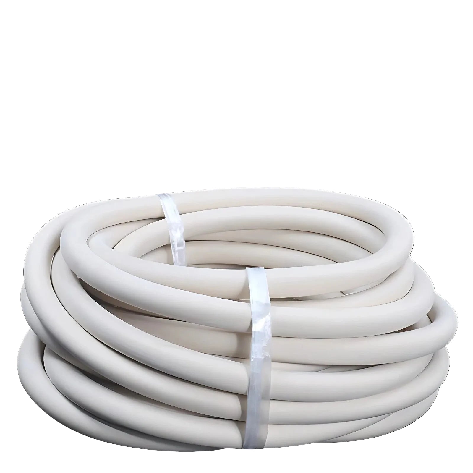 White Rubber Vacuum Tube – Flexible Laboratory Hose Pipe for Water, Gas & Oil (ID 2–25mm)