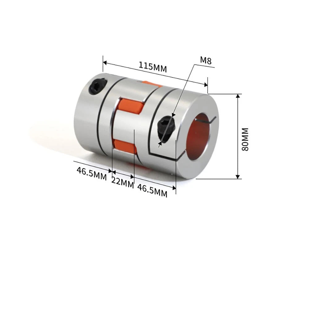 Alu Shaft Coupler Flexible Plum Spider Jaw Coupling Stepper Motor for 3D Printer