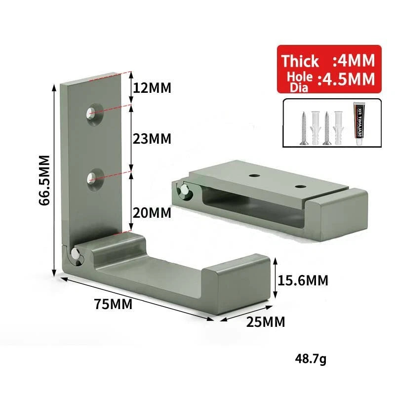 Folding Wall Hooks Aluminum Alloy Foldable Design Wall Mounted Coat Clothes Hook