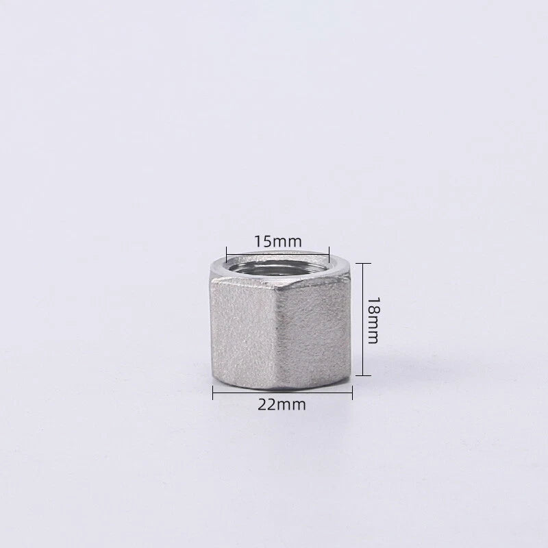 BSP Male Stainless Steel Countersunk End Plug — Internal Hex, 1/4" to 2"