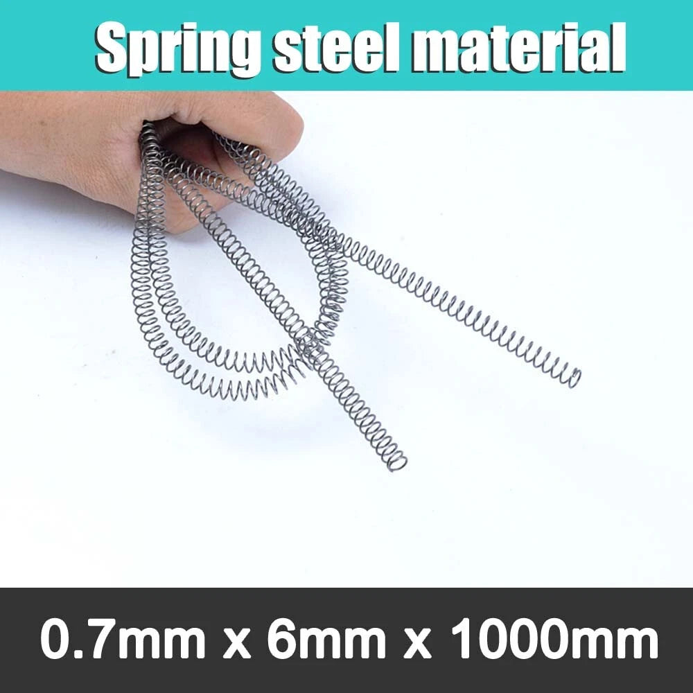 1000mm length Spring Stee Wire 0.3mm-6mm ,OD 6mm-60mm Compression Spring 1 Meter