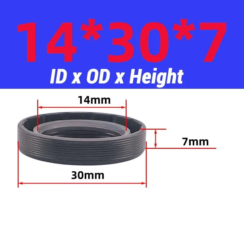 Oil Seal Metric Size Rotary Shaft Seal ID 8-38 mm TC FB Skeleton Oil Seal Rings
