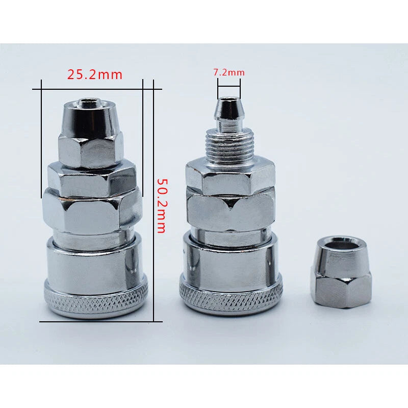 Air Line Hose Coupler Quick Release Female Male Fitting Connector Set Compressor