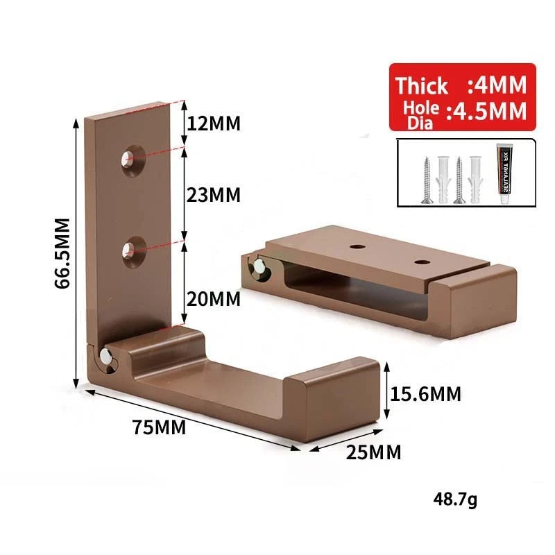 Folding Wall Hooks Aluminum Alloy Foldable Design Wall Mounted Coat Clothes Hook