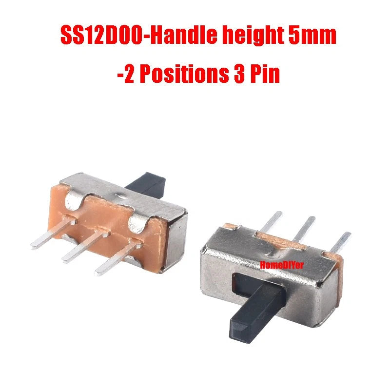 Miniature Slide Switch SS SK Series — 2/3 Position, 3–8 Pin Toggle Switches