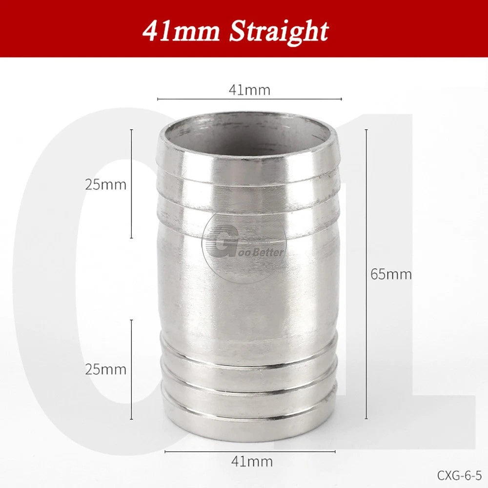 A2 Stainless Steel 8-41mm Barbed Hose Connector,Hosetail Pipe Air Water Oil Fuel
