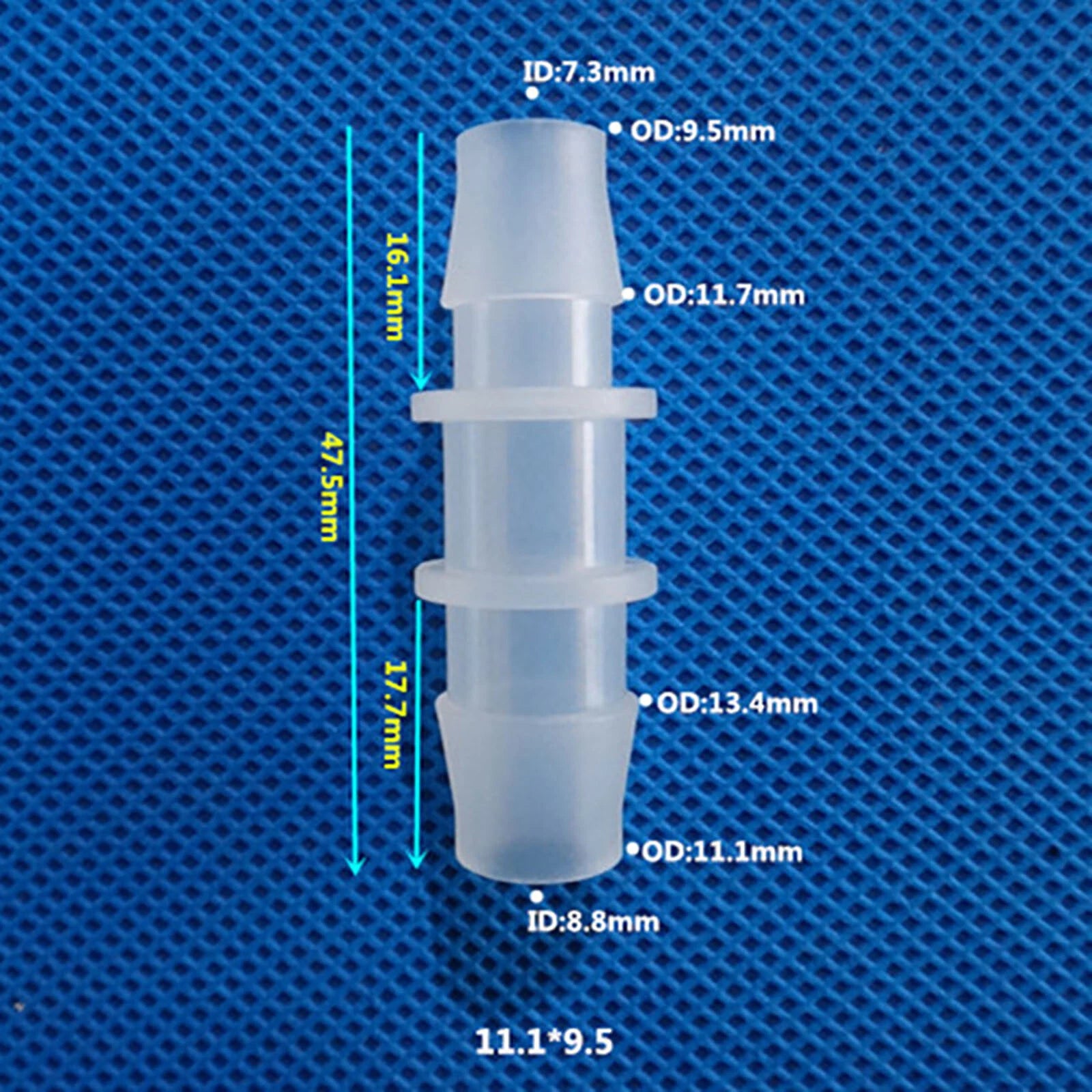 Reducing Coupling Straight Hose Pipe Plastic Adapter Fittings Connector Joint