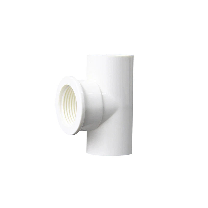 White PVC 20mm ID Pressure Pipe Fittings Metric Solvent Weld Various Parts