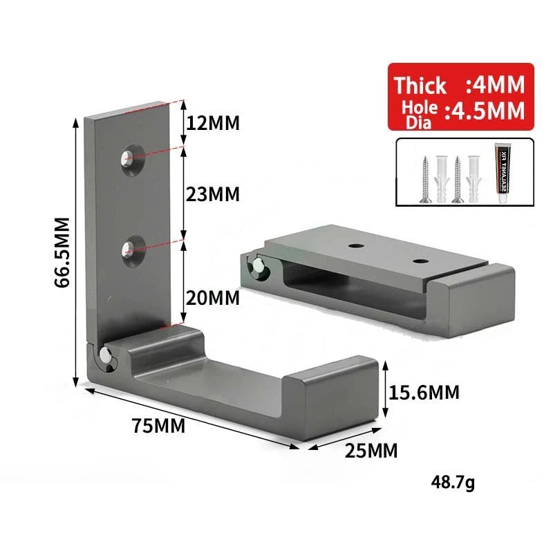 Folding Wall Hooks Aluminum Alloy Foldable Design Wall Mounted Coat Clothes Hook