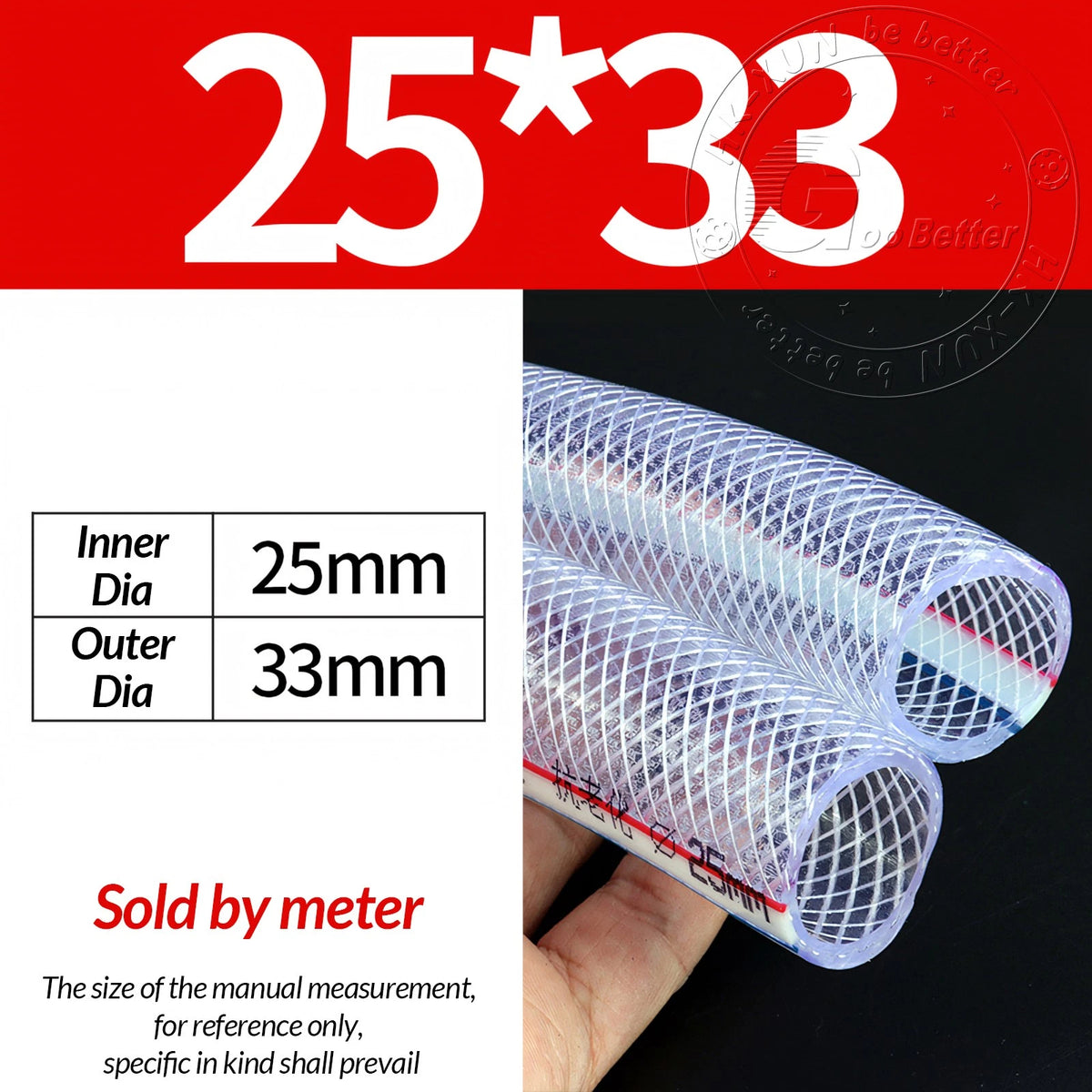 PVC Flexible Braided Tubing — Fish Pond, Hydroponics & Garden Water Hose