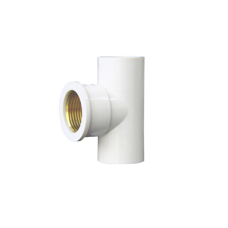 White PVC 20mm ID Pressure Pipe Fittings Metric Solvent Weld Various Parts