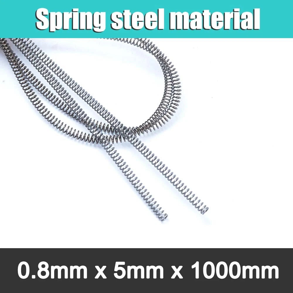 1000mm length Spring Stee Wire 0.3mm-6mm ,OD 6mm-60mm Compression Spring 1 Meter