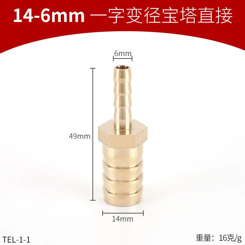 Brass Reducing Hose Fittings – Straight, L, T & Y Connectors for Gas & Air Tube