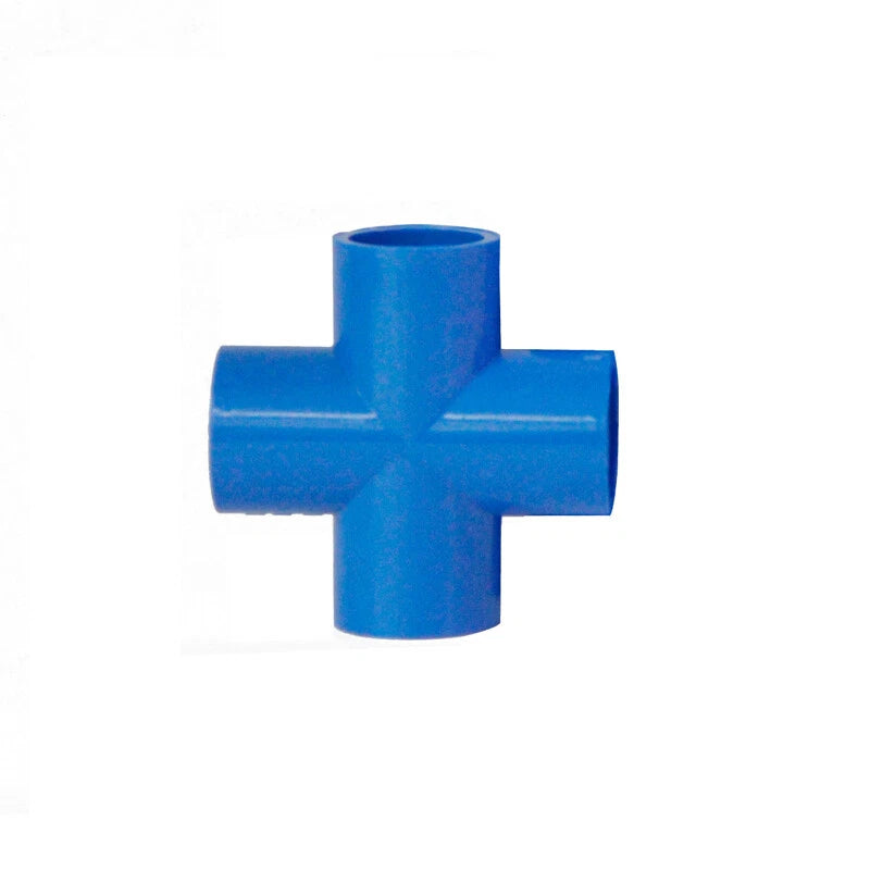 Blue PVC 25mm ID Pressure Pipe Fittings Metric Solvent Weld Various Parts