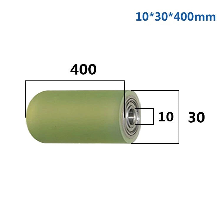 Ø10mm Polyurethane Ball Bearing Rubber Coated Bearings Pulley Guide Wheel Molded