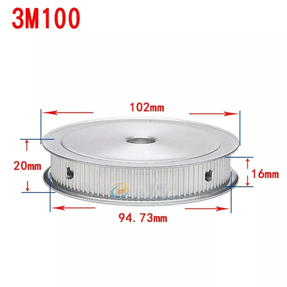 HTD 3M Timing Belt Pulley, for 15mm Wide, Bore 4-25mm, 12-120T, CNC, 3D Printer