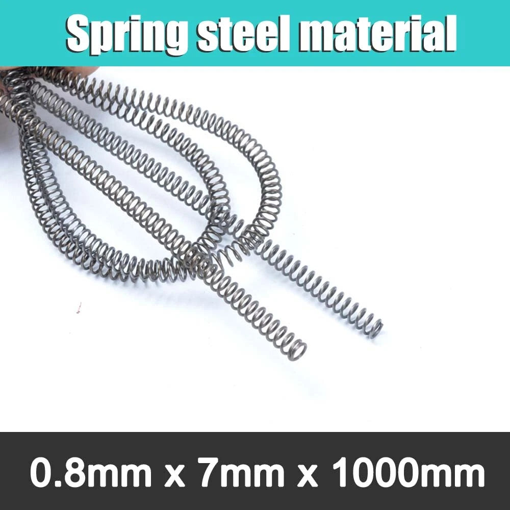 1000mm length Spring Stee Wire 0.3mm-6mm ,OD 6mm-60mm Compression Spring 1 Meter