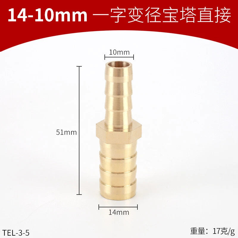 Brass Reducing Hose Fittings – Straight, L, T & Y Connectors for Gas & Air Tube