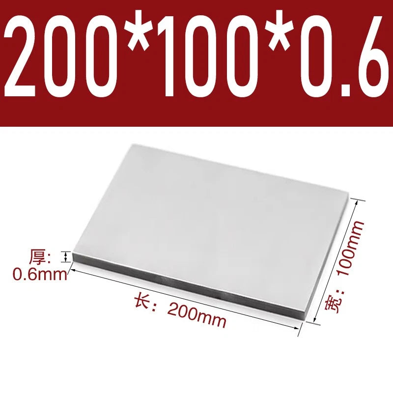 304 Stainless Steel Sheet Plate 0.3mm 0.5mm 0.8mm 1mm 2mm 3mm 4mm 5mm Thick